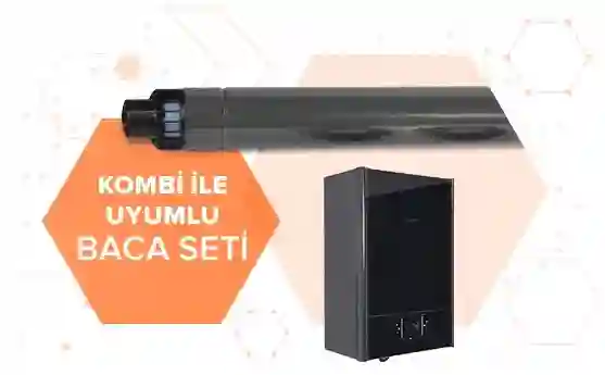 kombi ile uyumlu baca seti