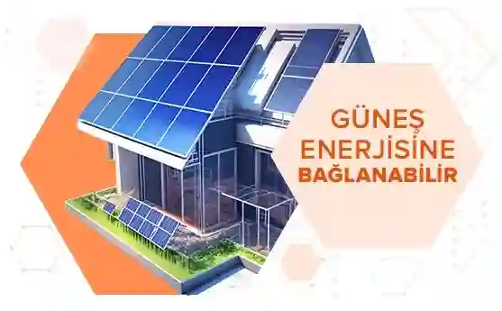 güneş enerjisine bağlanabilir