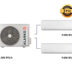 alarko flair 2m multi split klima 9000+9000 btu/h